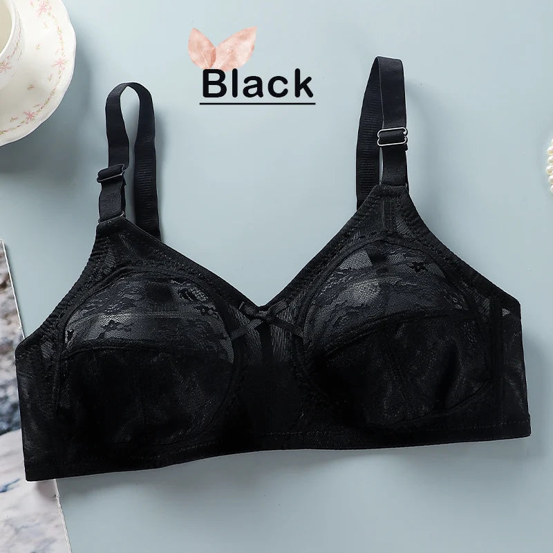 Lace Wire-Free Push-Up Bra