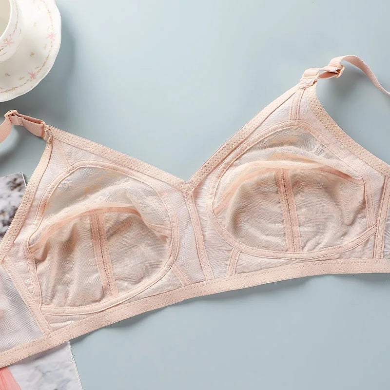 Lace Wire-Free Push-Up Bra