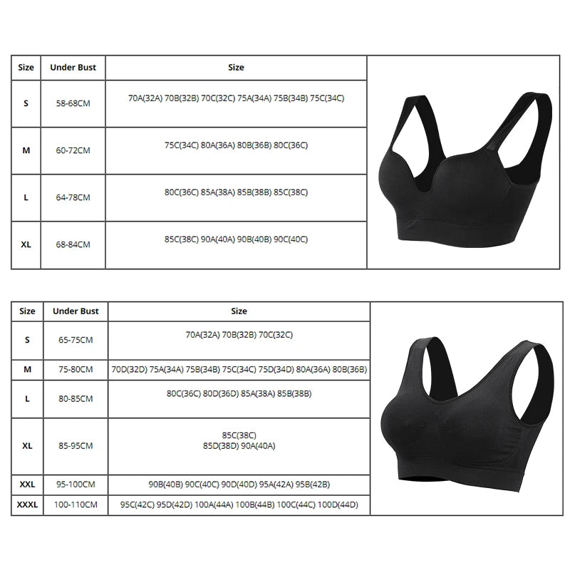 Wireless Padded Sports Bra
