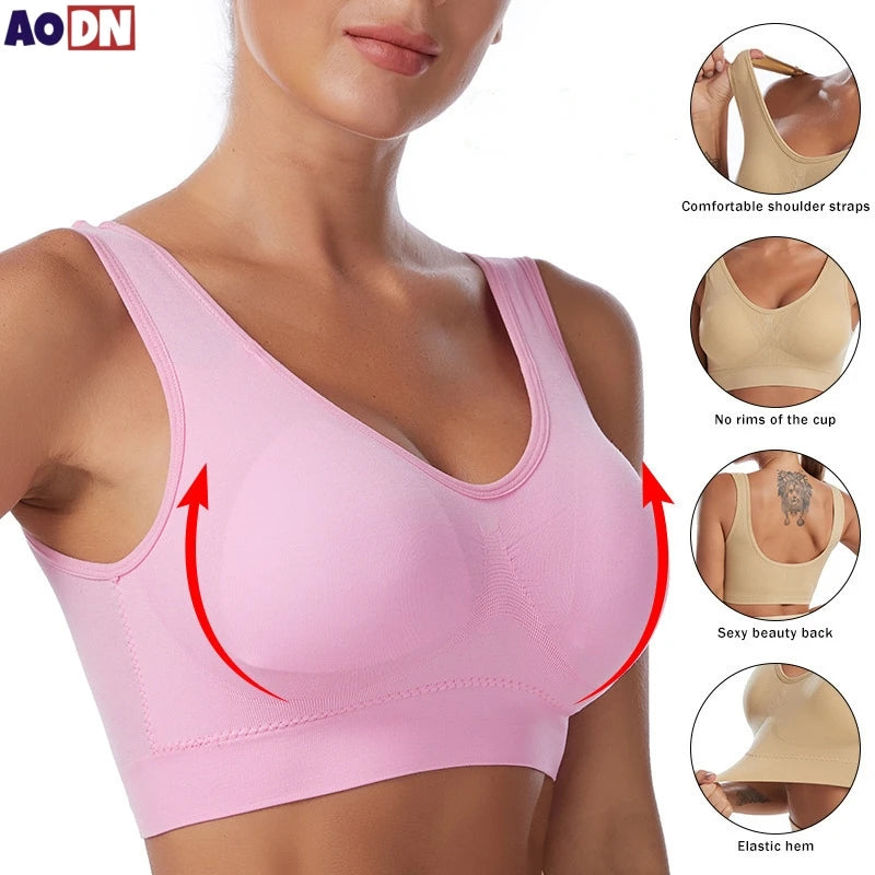 Seamless Wireless Sports Bra