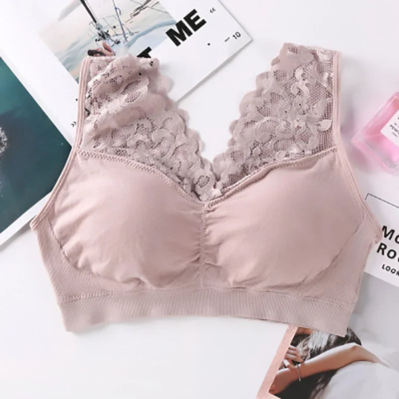 Lace Seamless Push-Up Bra