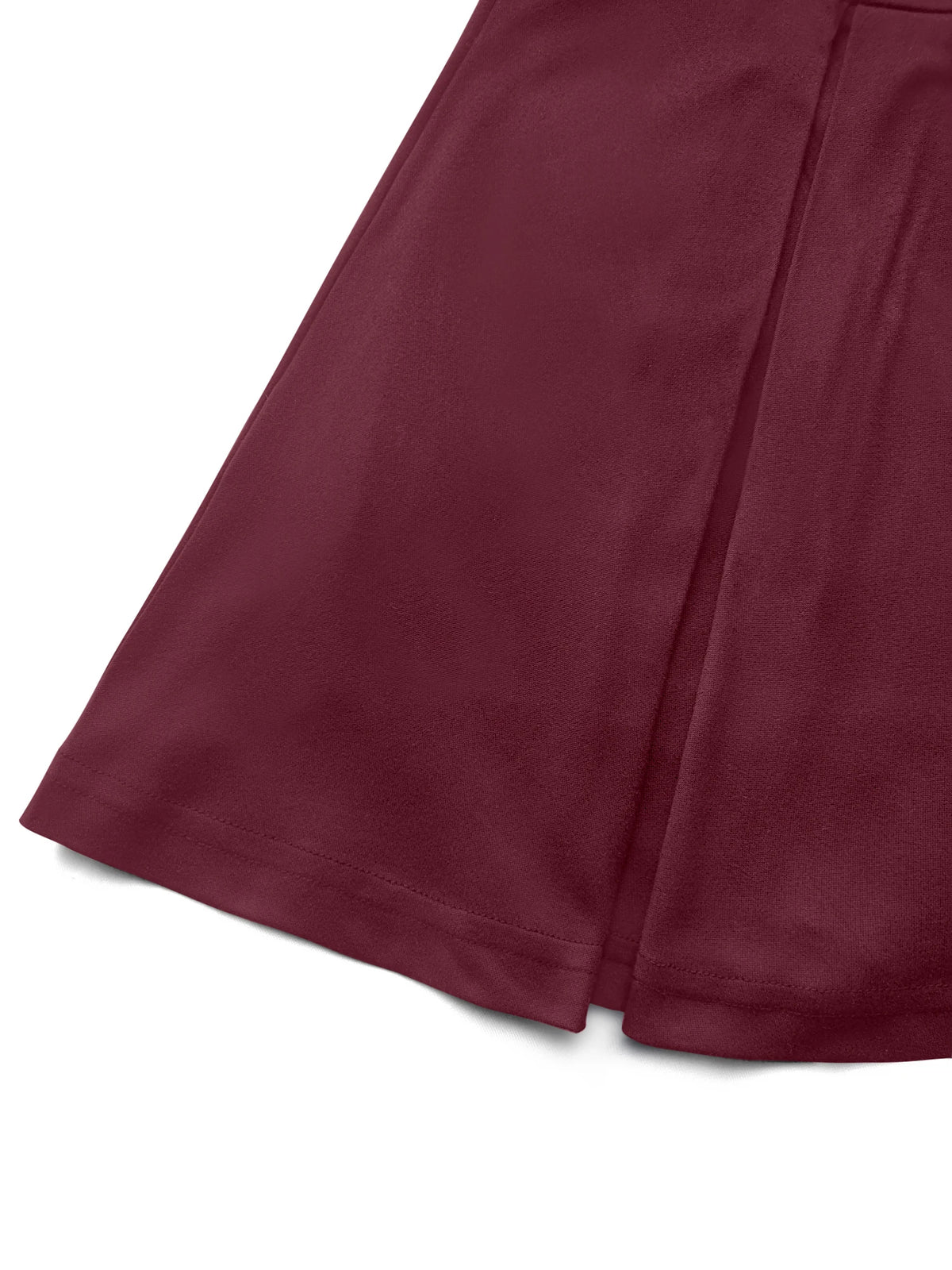 High Waist Pleated A-Line Mini Skirt