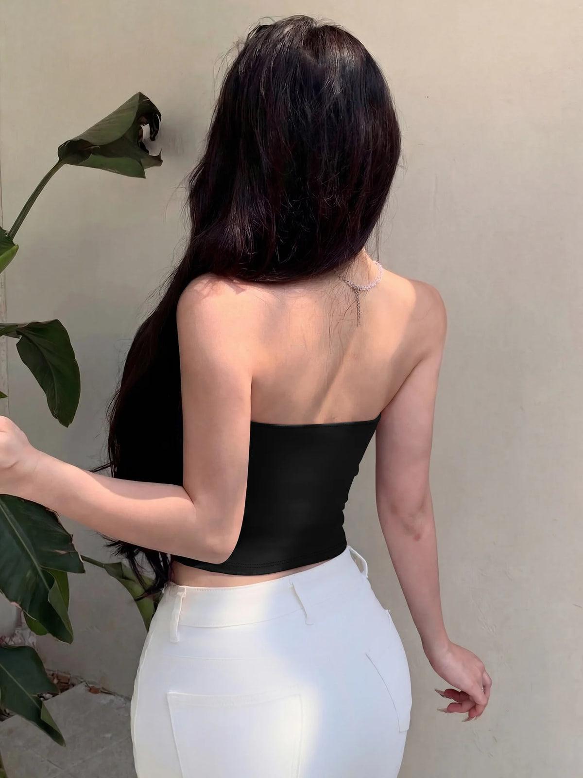 Strapless Bandeau Crop Top – Tube Top Basic
