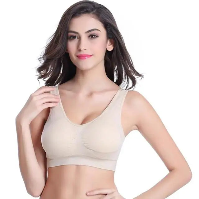 Seamless Wireless Sports Bra