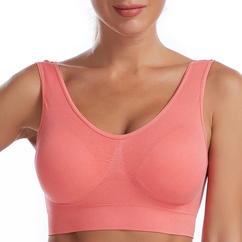Seamless Wireless Sports Bra