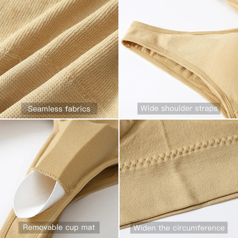 Seamless Wireless Sports Bra