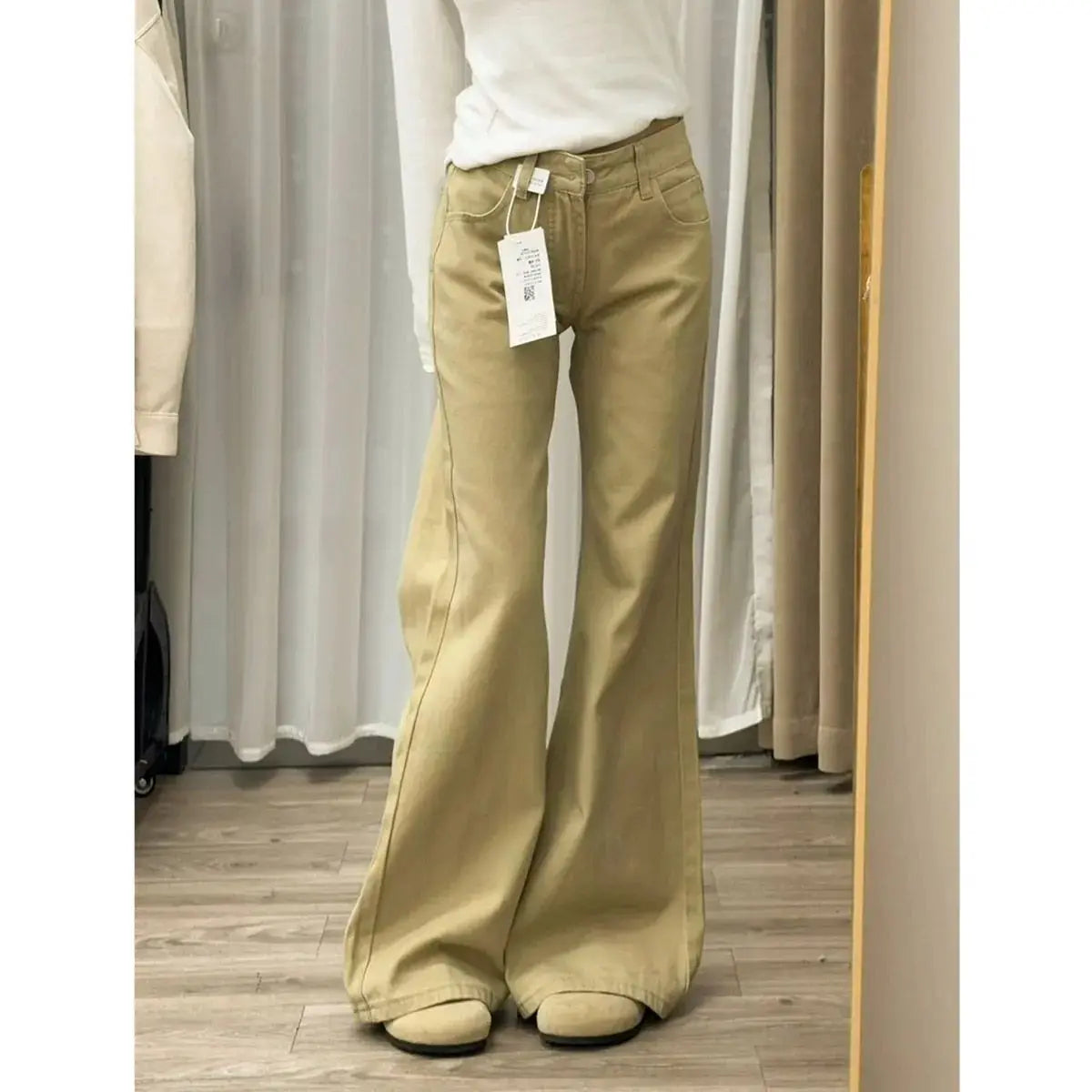 High Waist Flare Jeans – Vintage Bell Bottom Denim