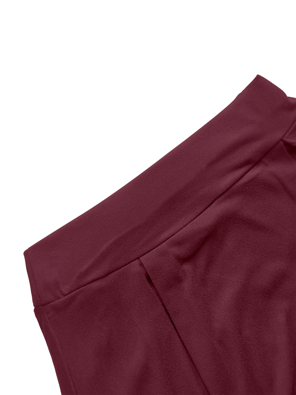 High Waist Pleated A-Line Mini Skirt