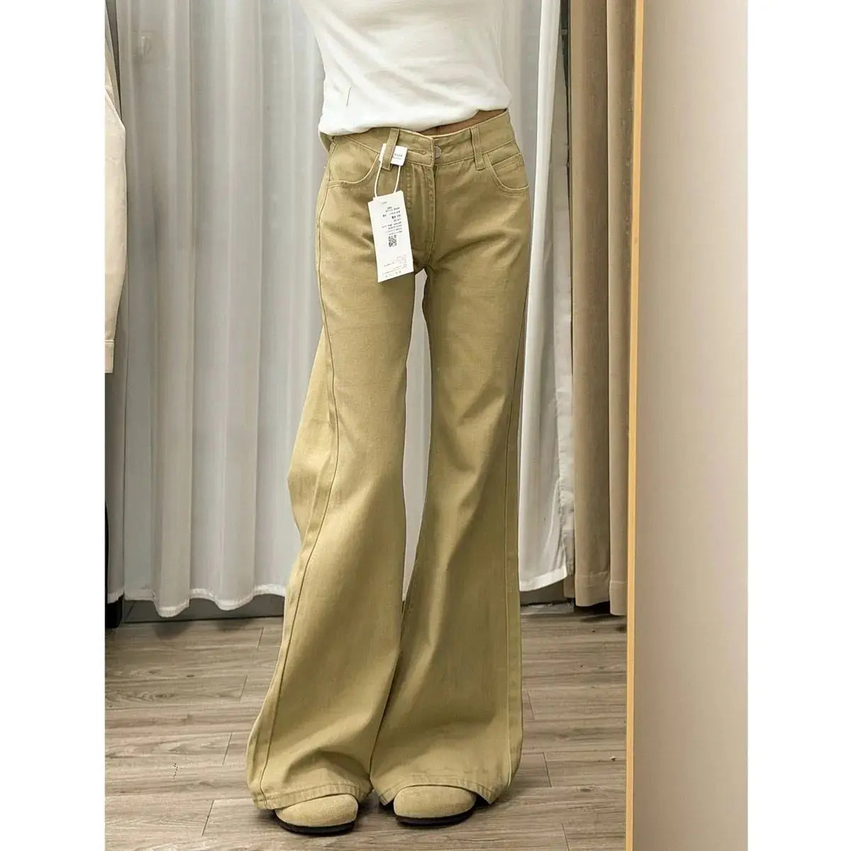 High Waist Flare Jeans – Vintage Bell Bottom Denim